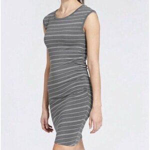 Athleta Carefree Tee Shirt Dress Grey Medium